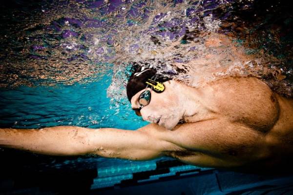 finis, swimp3, swimming with music, exercise and music, swimming and music