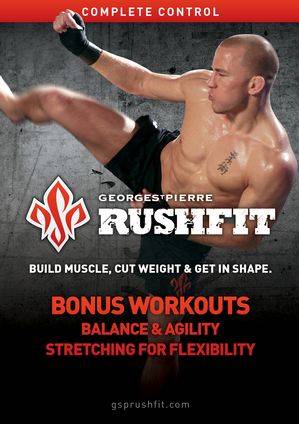 gsp, georges st. pierre, georges st-pierre, mma, ufc, rushfit, fitness dvds