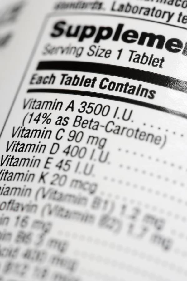 supplements, dangers of supplements, warning labels, buying supplements