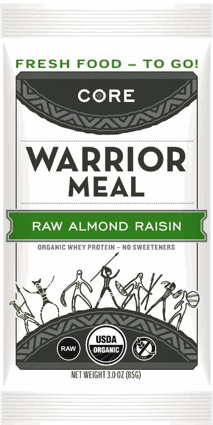corebar, warrior bar, core foods inc, core foods, warrior meal, protein bar