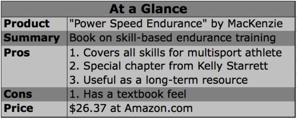 power speed endurance, power speed endurance book, brian mackenzie book