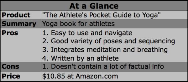 yoga for athletes, sage rountree, athlete's pocket guide to yoga