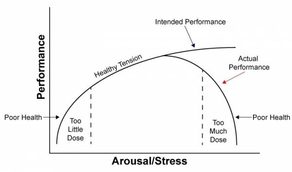crossfit, performance stress curve, stress curve, health performance curve