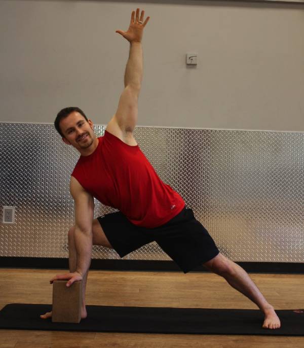 yoga for strength athlete, yoga for athletes, triangle pose, side angle pose