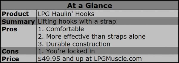 Product Review: LPG Muscle Haulin' Hooks - Breaking Muscle