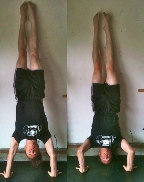 handstand, handstand push up, range of motion, hand position, bodyweight