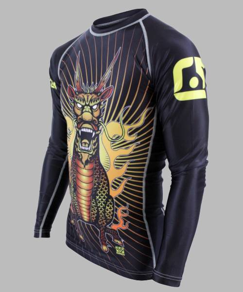 Fierce Long Sleeve Women's Jiu Jitsu Rash Guard - True Blue