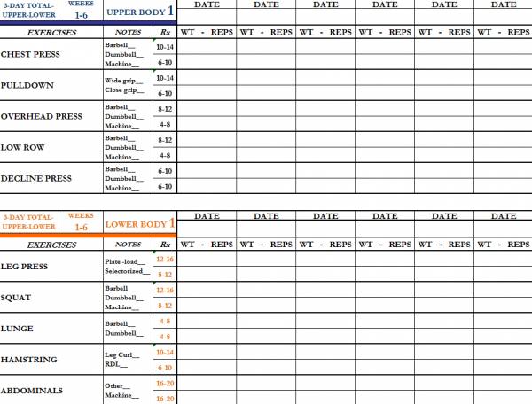 12 Week Bulking Program