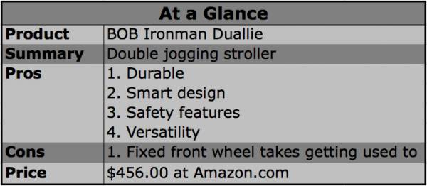 Bob ironman best sale double jogging stroller