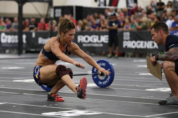 Andrea Ager at the 2014 CrossFit South West Regional Competition.