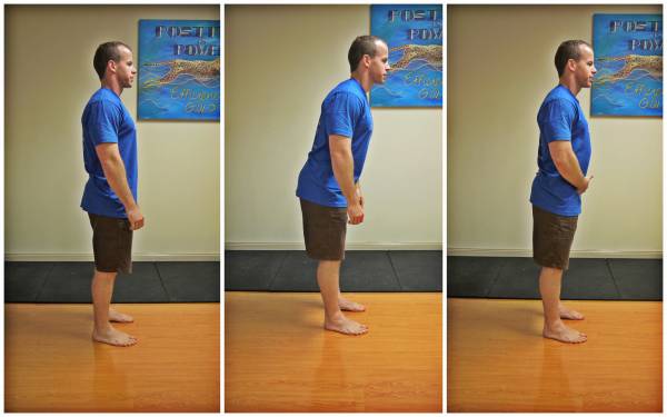 Tim Bransdon demonstrating the glute activation test.