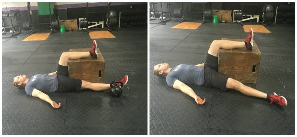 supine groin stretch
