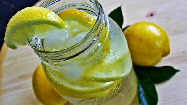 lemon water