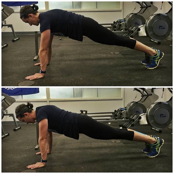 push ups with scapular protraction and retraction