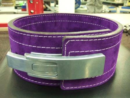 purple lifting belt