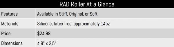 RAD Roller At a Glance