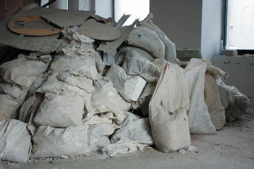cement bag, concrete bag, sand bag, odd object, hip thrust, hip extension