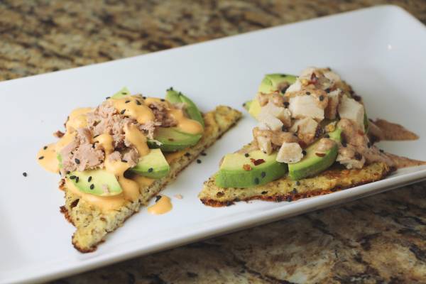 Avocado Cauliflower Toasts