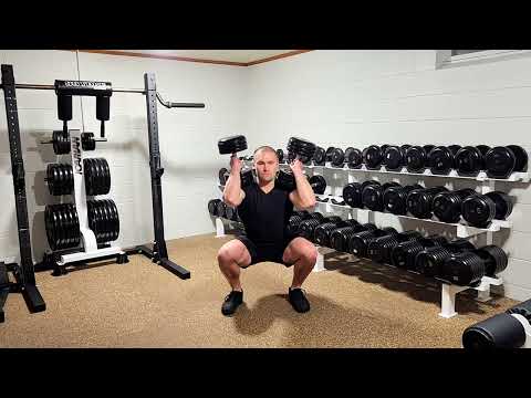 Front Rack Dumbbell Squat 