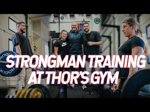 CROSSFITTER TAKES ON STRONGMAN // TRAINING AT THOR&#039;S GYM