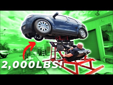 LEG PRESSING A 2,000LB CAR! | SHAW CLASSIC
