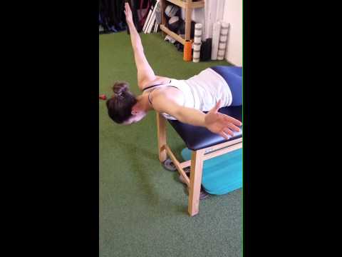 T drill for scapular stability