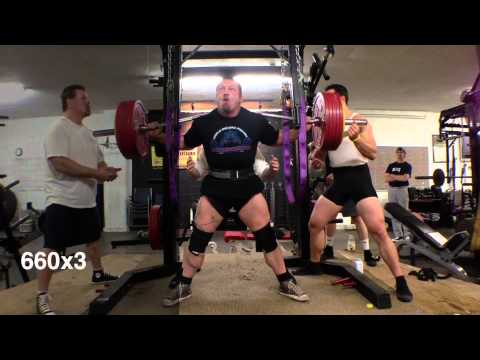 May Week 4, 2013 - 660x3 Raw Squat #squat #strength #rawlifting