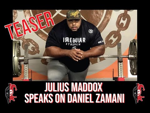 Julius Maddox Speaks On Daniel Zamani #JuliusMaddox #DanielZamani #benchpress