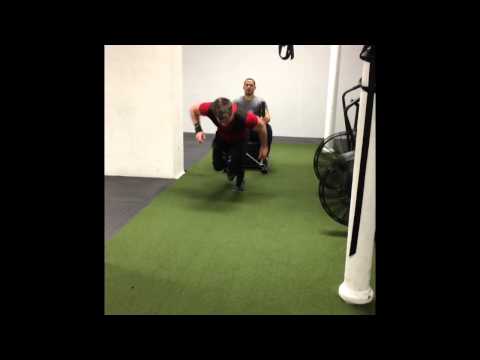 Heavy Sled Pull Drags - Sports Conditioning