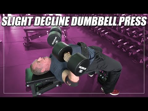 Exercise Index - Slight Decline Dumbbell Press