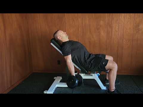 Incline Dumbbell Triceps Extension &amp; Incline Dumbbell Curl Superset