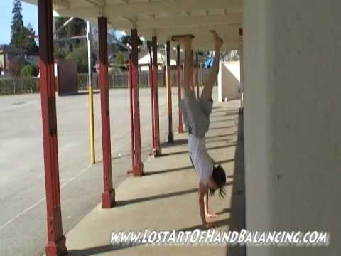 How to Kick-Up into a Handstand against the Wall