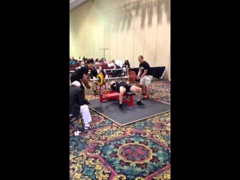 My 242 bench from 2013 World Championships