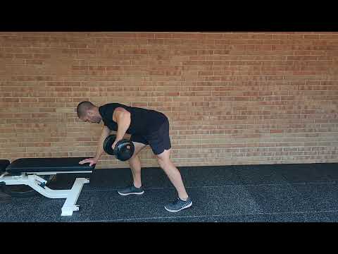 Single Dumbbell Superset 1: Wide Row &amp; Pushup with Single Arm Emphasis