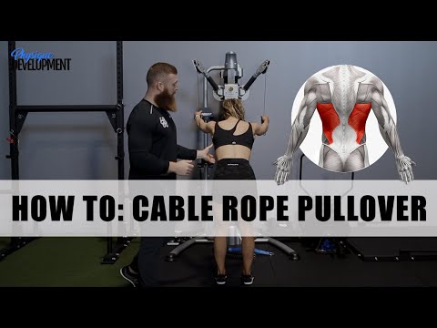 How to: Cable Rope Pullover for Lats