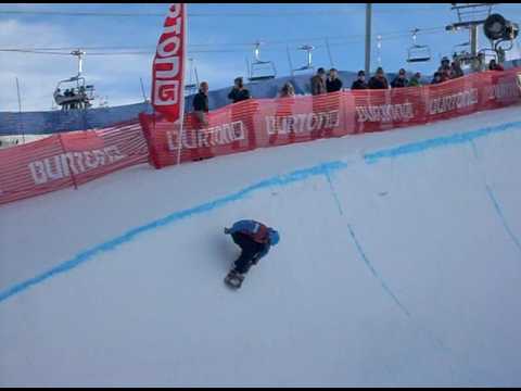 Professional Snowboard half-pipe competition 2009