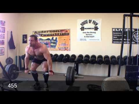 Deadlift 675x9, 725x5 - Nov wk4