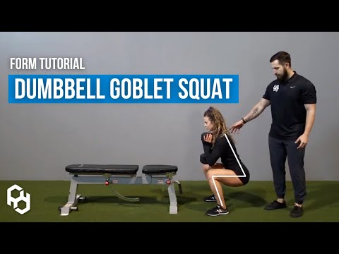 How to Perform Dumbbell Goblet Squat