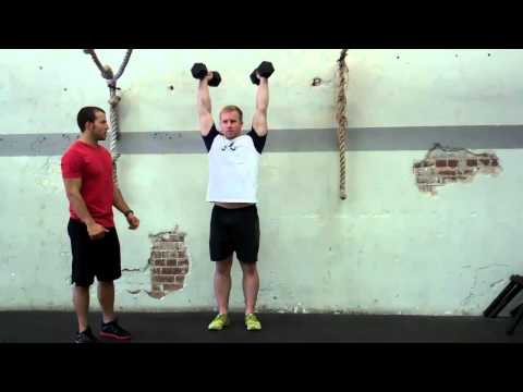 Dumbbell Push Press Demonstration