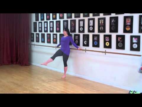 Video: Single Leg Lifts at the Barre, 1 Inch Lifts