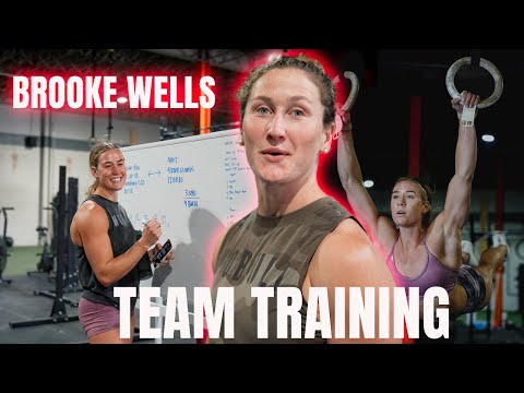 FIRST DAY OF TEAM TRAINING WITH BROOKE WELLS