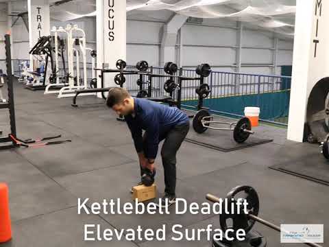 Elevated Kettlebell Deadlift