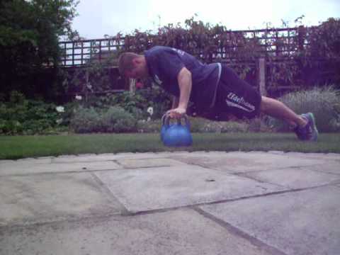 KB Elevated Press Ups Personal Trainer Southampton