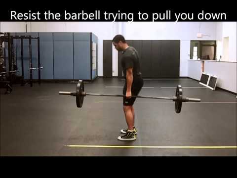Barbell Suitcase Deadlift