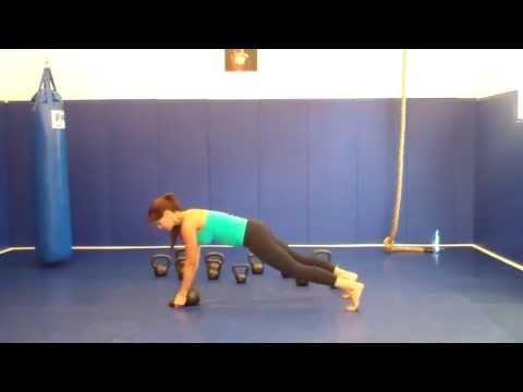Push Up Variations with Kettlebell