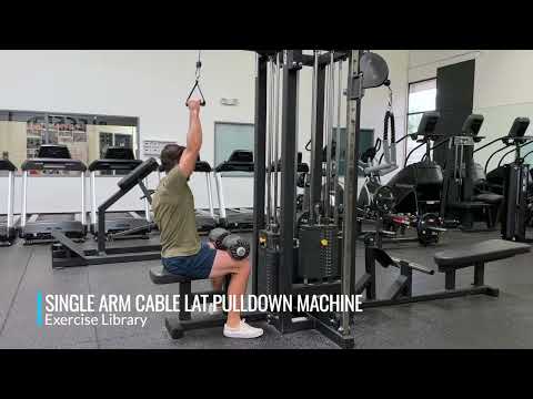 Single Arm Cable Lat Pulldown Machine