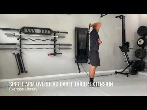 Single Arm Overhead Cable Tricep Extension