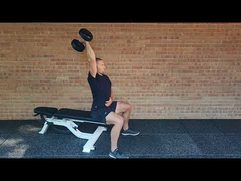 Single Dumbbell Superset 3: Concentration Curl &amp; Overhead Triceps Extension