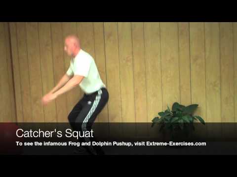 Catcher&#039;s Squat-WHOLE BODY leg exercise for MAJOR LEG STRENGTH!!