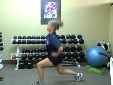 Bodyweight Jumping Lunges